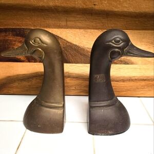 Vintage Duck Bookends